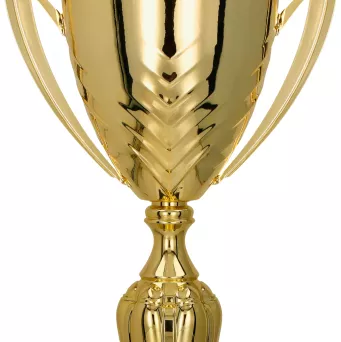 4224B Puchar metalowy złoty h-47 cm, d-18 cm