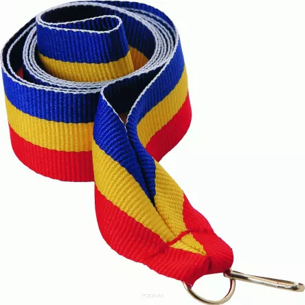 V2-BL/Y/RD wstążka niebiesko-żółto-czerwona 22 mm
