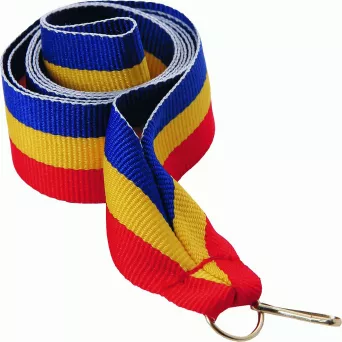 V2-BL/Y/RD wstążka niebiesko-żółto-czerwona 22 mm